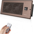 Biowind Quiet Smart Register Booster Fan Fits 4" x 12" Vent Opening - Bronze