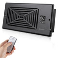 Biowind Quiet Smart Register Booster Fan Fits 4" x 10" Vent Opening - Black
